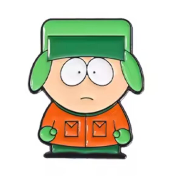 KYLE Broflovski from SOUTH PARK Collectible Enamel Pin - Picture 2 of 2